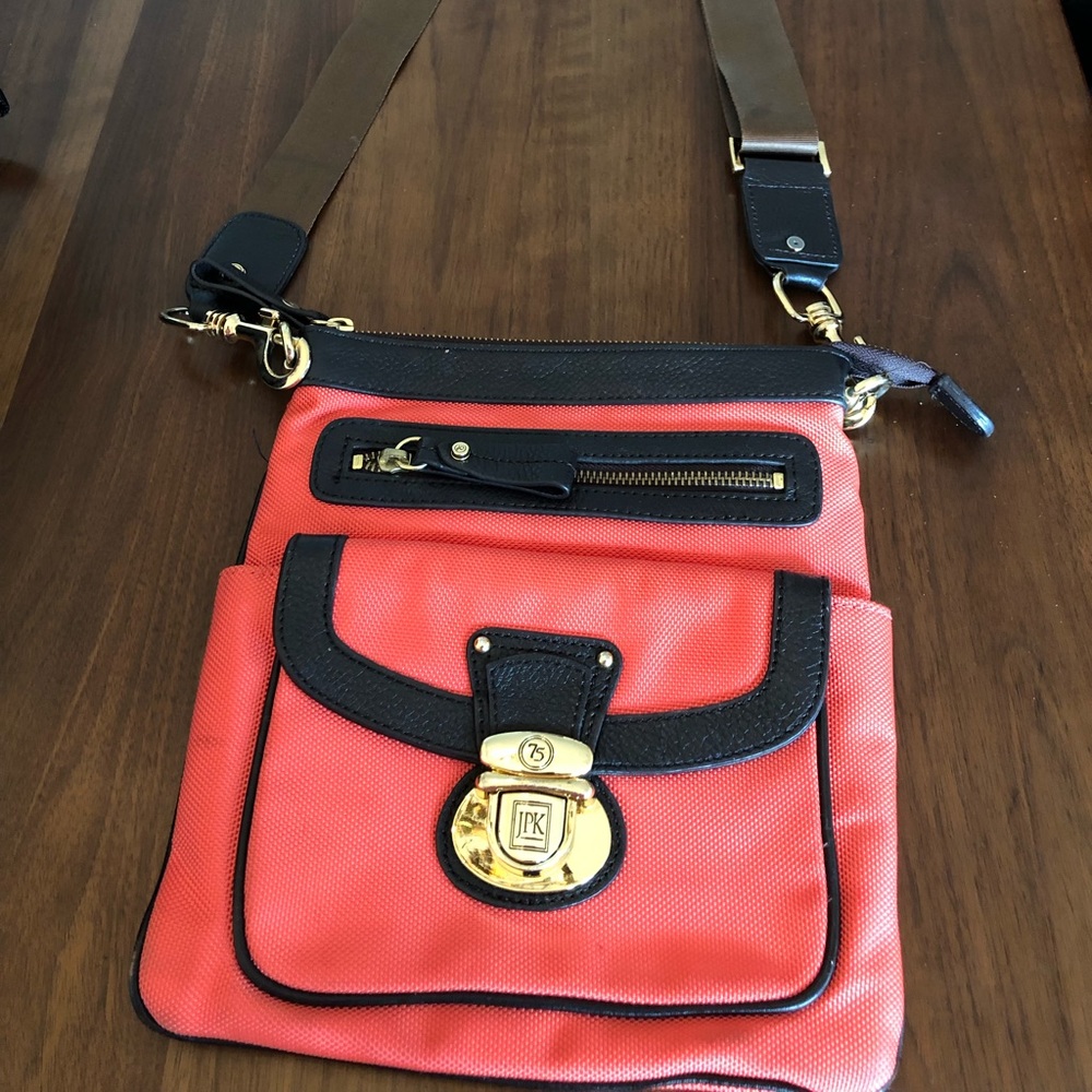 JPK Paris 75 coral crossbody